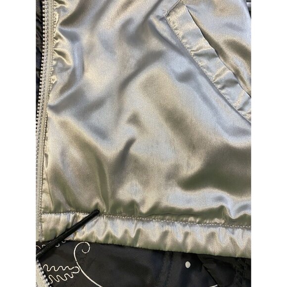 Columbia Convert Boardwear Jacket Women Large Gray Silver Zip Pockets Drawstring - Picture 15 of 15